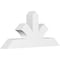 Ekena Millwork Richland Architectural Grade PVC Gable Bracket, 36"W x 16 1/2"H x 4"D x 4"F, 11/12 Pitch GBP036X17X0404RIC00 - alternate 1